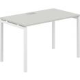 Офисный стол Norden 1200х700х750 SG.204.SH.44.WH (белый/серый бархат)
