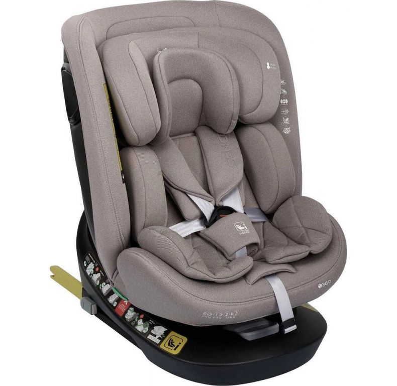 Детское автокресло Indigo Sence Isofix I-Size 0+1+2+3 (бежевый)