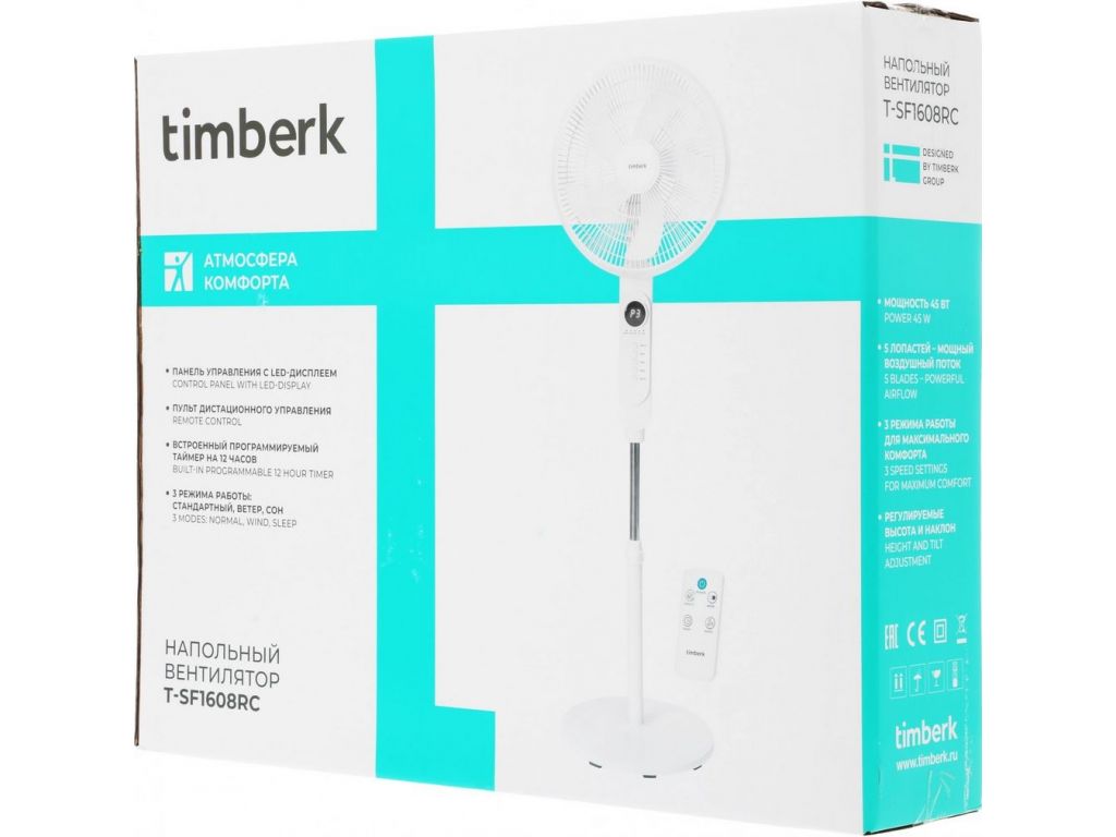 Вентилятор Timberk T-SF1608RC