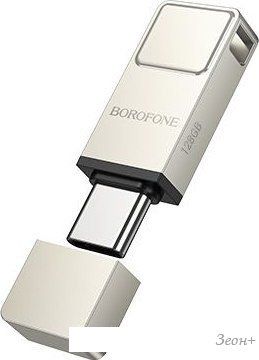 USB Flash Borofone BUD6 128GB (серебристый)