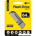 USB Flash BreezyTech U012 64GB (серебристый/черный)