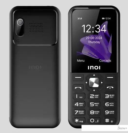Телефон Inoi 340 PowerHub 4G (черный)