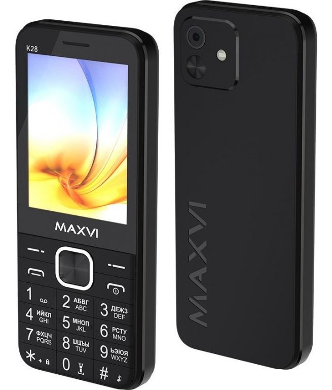 Телефон Maxvi K28 (черный)