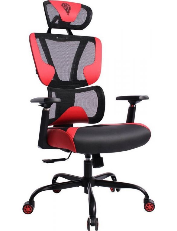 Игровое (геймерское) кресло Brabix GM-520 532950 (черный/красный)