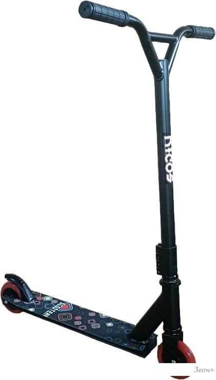 Трюковый самокат Ricos Zing JSCJ100S (черный/черный)
