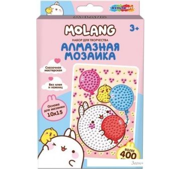 Алмазная мозаика MultiArt Molang AM10X15-123462