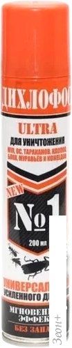 Спрей от насекомых Аэро-Про Дихлофос №1 (200 мл)