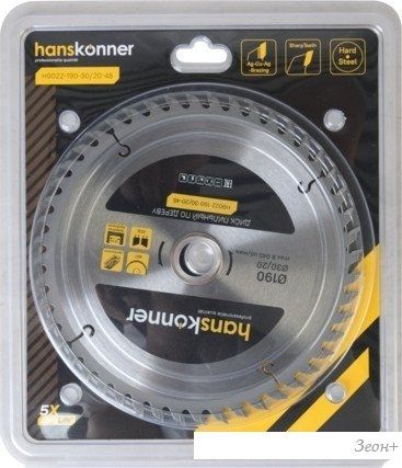Пильный диск Hanskonner H9022-190-30/20-48