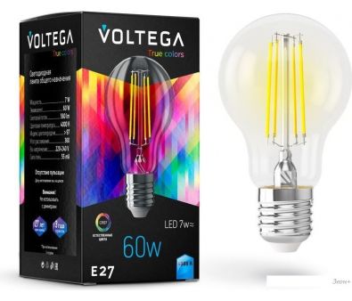   Voltega Crystal A60 7W 4000K E27 CRI97 7155