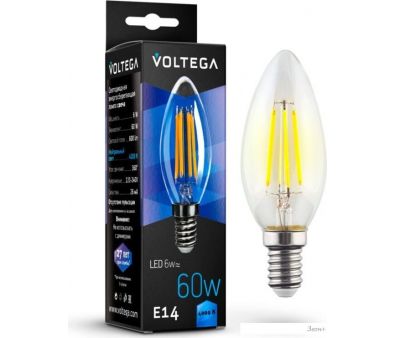   Voltega Crystal Candle 6W 4000K E14 7020
