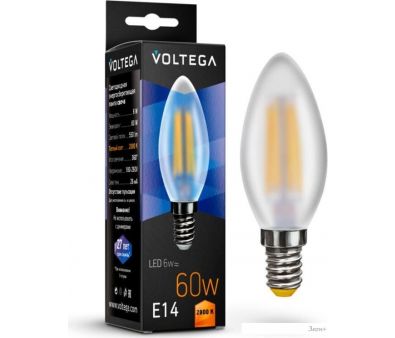  Voltega Crystal Candle matt 6W 2800K E14 7044