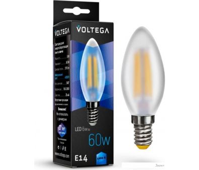   Voltega Crystal Candle matt 6W 4000K E14 7045