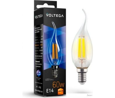   Voltega Crystal Candle wind 6W 2800K E14 7017