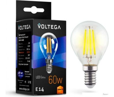   Voltega Crystal Globe 6W 2800K E14 7021