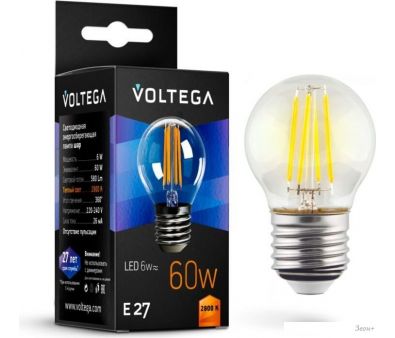   Voltega Crystal Globe 6W 2800K E27 7023