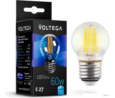   Voltega Crystal Globe 6W 4000K E27 7024