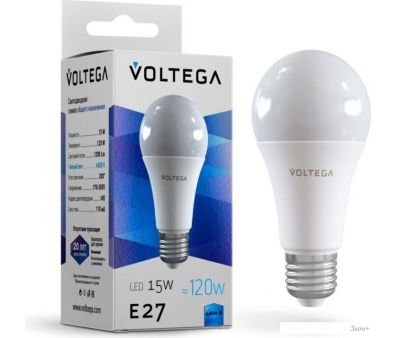   Voltega Simple A60 15W 4000K E27 7157