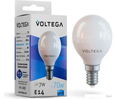   Voltega Simple Globe 7W 4000K E14 7055