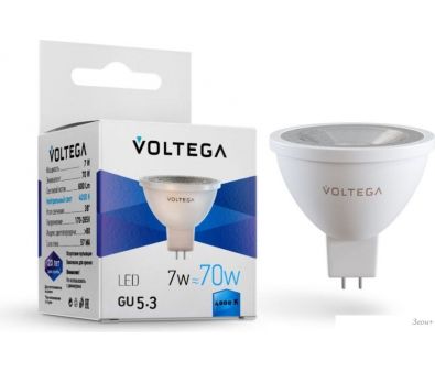   Voltega Simple MR16 7W 4000K 38 GU5.3 7063