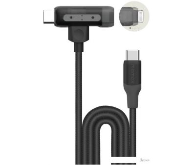  Momax DL56D 1-Link Flow Duo USB Type-C - Lightning/USB Type-C (1.5 , )