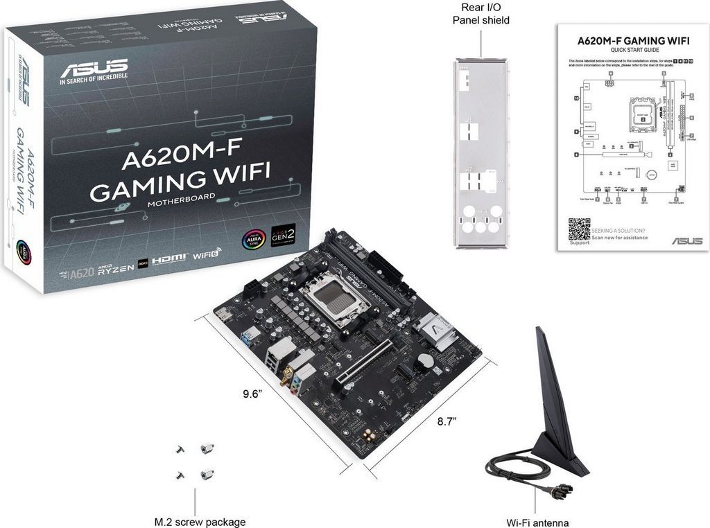 Материнская плата ASUS A620M-F Gaming WiFi