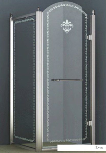 Душевая стенка Cezares RETRO-A-100-FIX-CP-Cr (боковая)