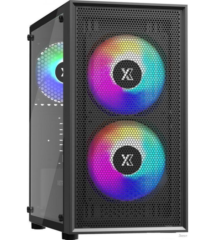 Корпус XASTRA A305M 3FRGB (черный)