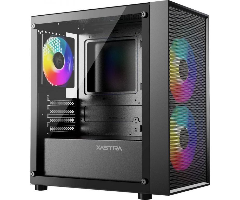 Корпус XASTRA A305M 3FRGB (черный)