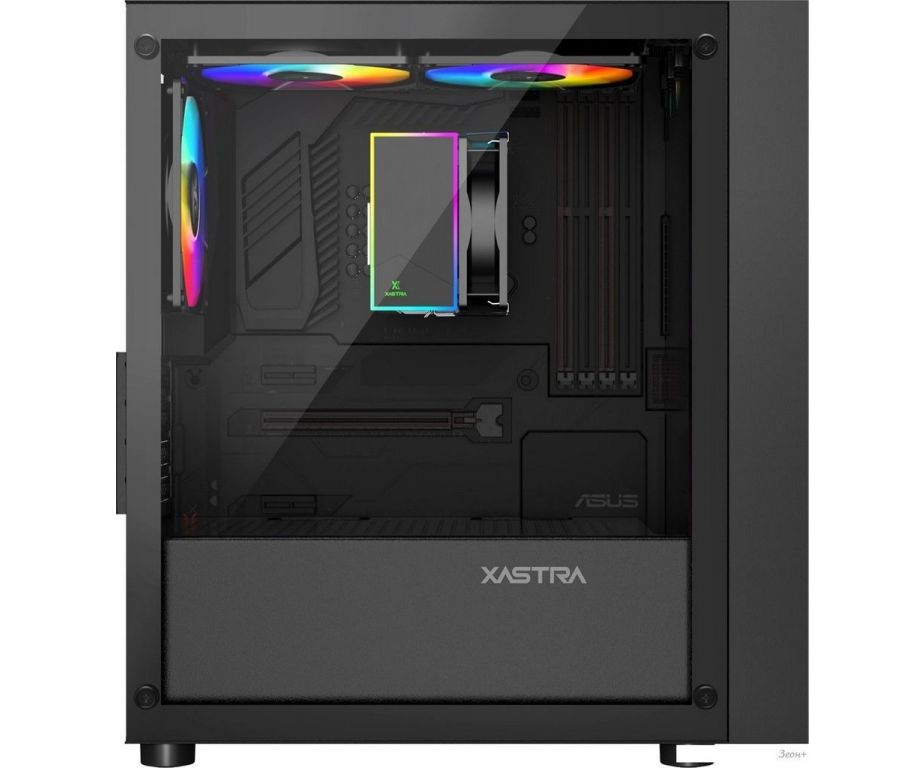 Корпус XASTRA A305M 3FRGB (черный)