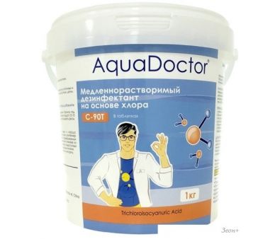 Aquadoctor Хлор для бассейна длительного действия C-90T 1кг