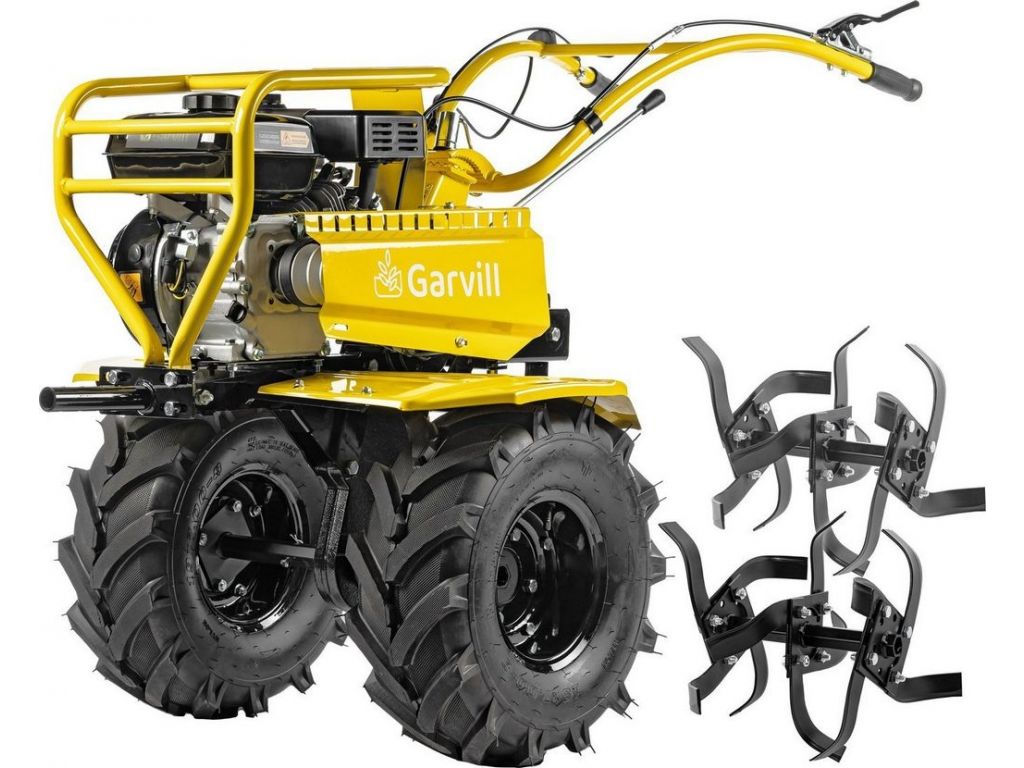 Мотоблок бензиновый Garvill MCP-427K-19 Extreme (колеса 19-7x8)
