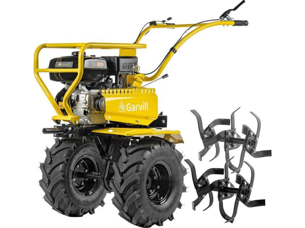 Мотоблок бензиновый Garvill MCP-627K-19 Extreme (колеса 19-7x8)