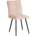 Стул TetChair Sweet LT флок (бежевый/черный)