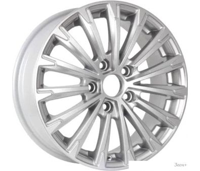   KDW KD1610 16x6.5" 4x100 DIA 60.1 ET 50 Silver Painted