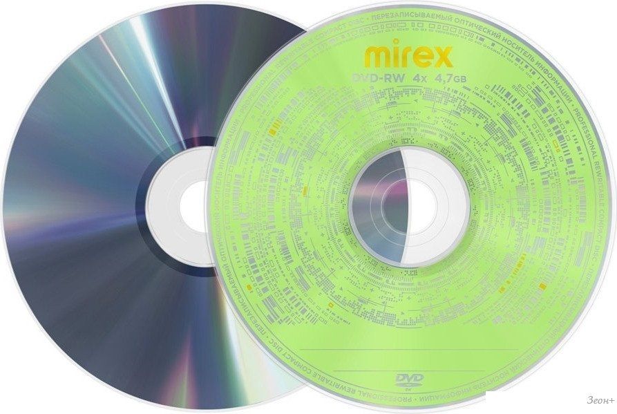 DVD-RW диск Mirex 4.7Gb 4x UL130032A4M (25 шт.)