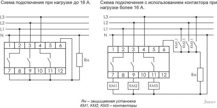 Реле контроля фаз Евроавтоматика F&F PF-431 EA04.005.001