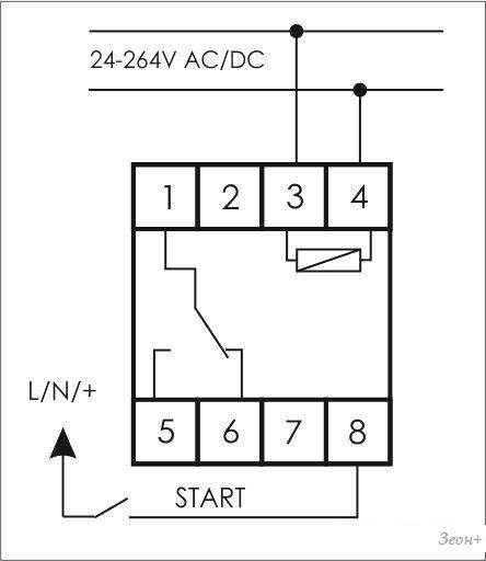 Реле времени Евроавтоматика F&F PCS-517 EA02.001.015