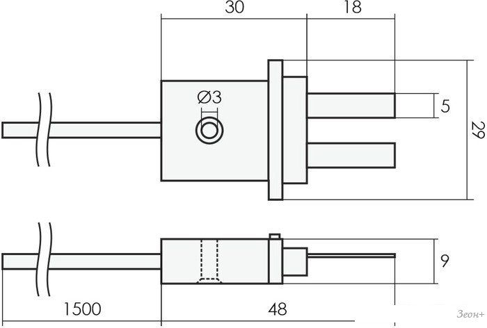 Реле уровня Евроавтоматика F&F PZ-828 EA08.001.001 (с датчиками)