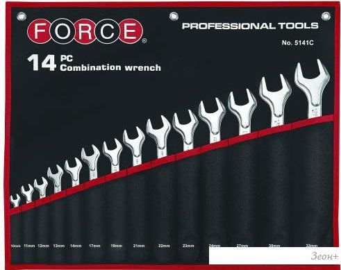 Набор ключей Force 5141SC (14 предметов)