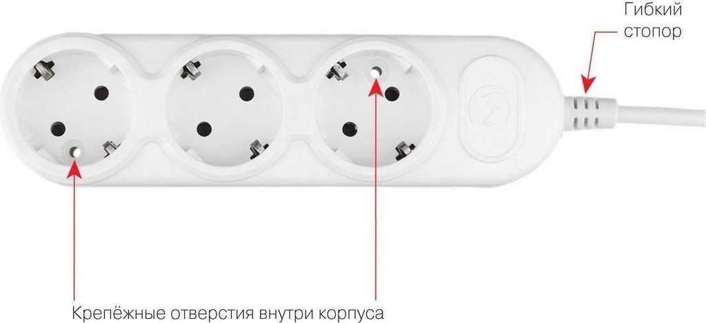 Удлинитель Power Cube PC-3B-5M