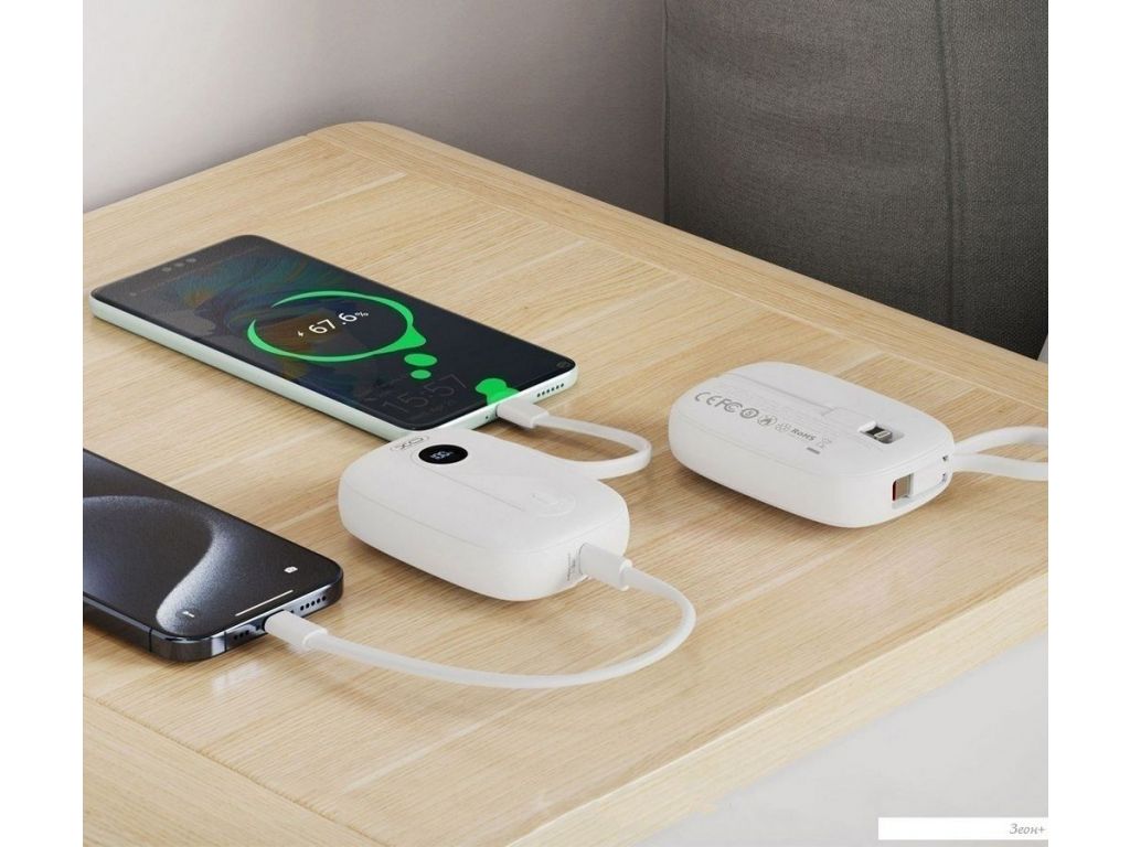 XO PR246 10000mAh (белый)