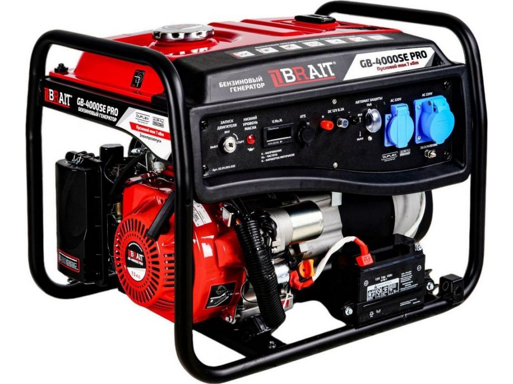 Бензиновый генератор Brait GB-4000SE PRO
