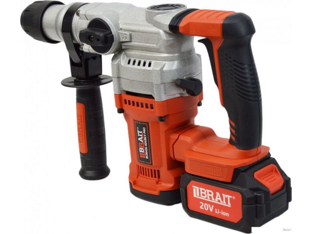 Перфоратор Brait BCRH26-4DUBLV PRO (с 2-мя АКБ, кейс)