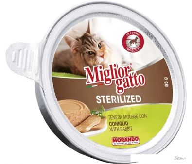 Пресервы MigliorGatto Steril Rabbit 85 г