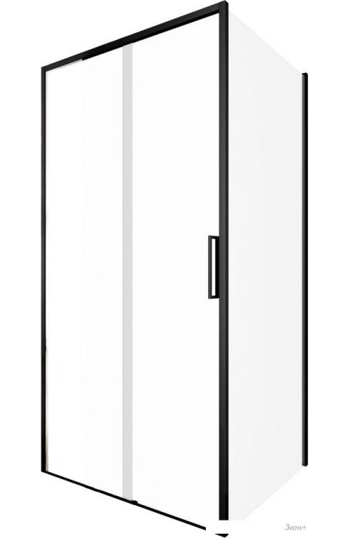 Душевой уголок Aquanet Pleasure Evo 130 AE65-130x100-BT (черный анодированный)