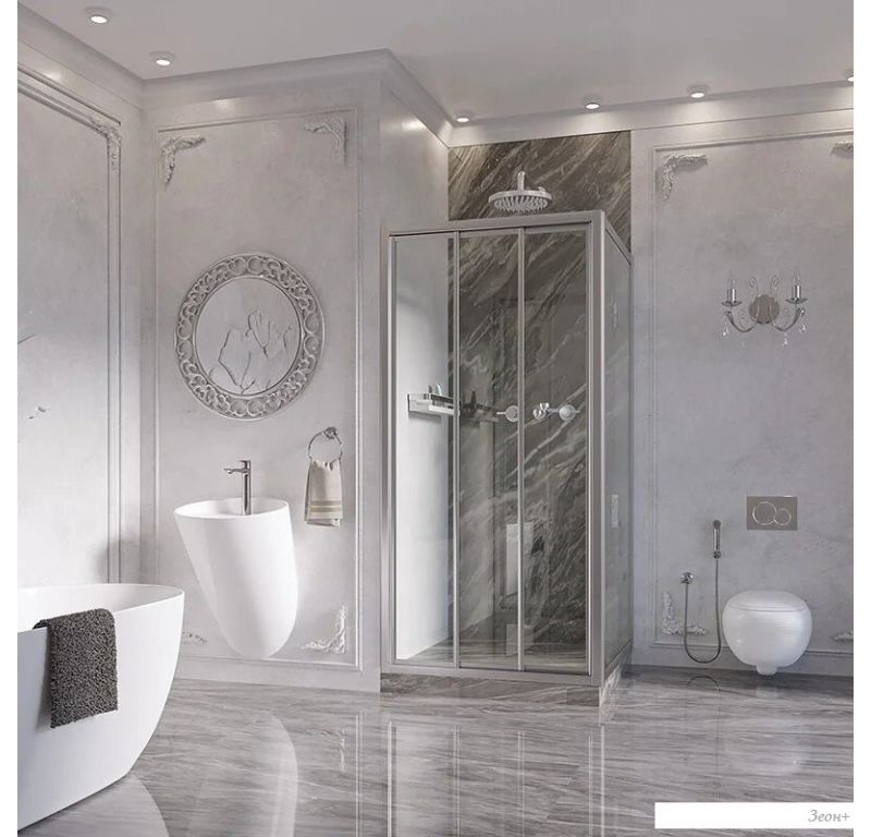 Душевой уголок Ambassador Forsa 100x80x195 17021101NX-80NX