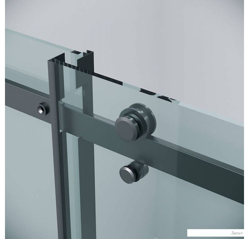 Душевой уголок Grossman Classic 100x90x195 120.K33.04.1090.21.00 (черный матовый/стекло прозрачное)