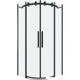 Душевой уголок Grossman Classic 90x90x195 301.K33.04.9090.21.00 (черный матовый/прозрачное стекло)