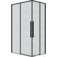 Душевой уголок Grossman Galaxy 110х80х195 300.K33.01.11R80L.21.02 (черный матовый/стекло шиншилла)