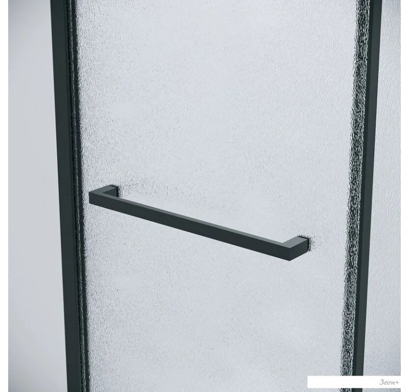 Душевой уголок Grossman Style 130x80x195 120.K33.05.1380.21.02 (черный матовый/стекло шиншилла)